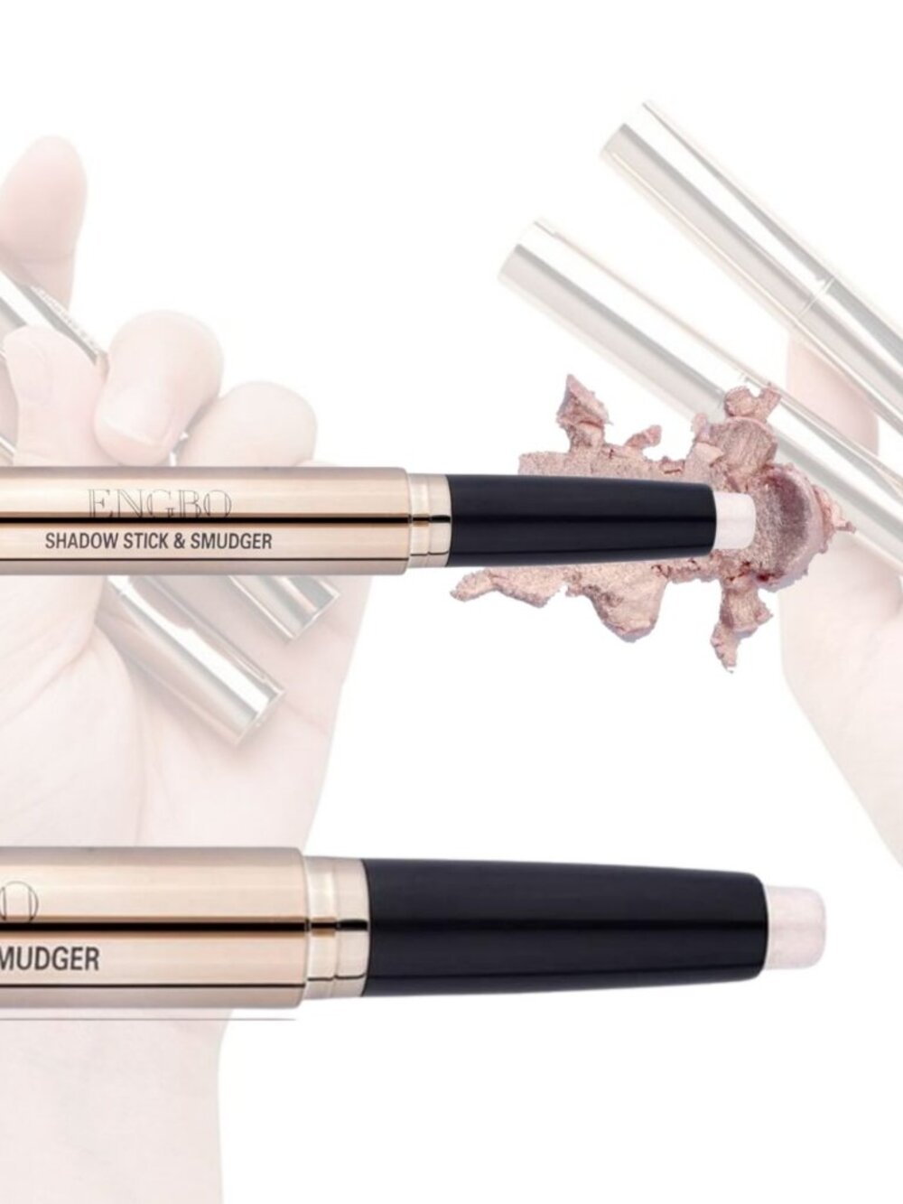 Gold Shimmer Cream Shadow Stick Smudger Long Wear Eyeshadow Crayon New